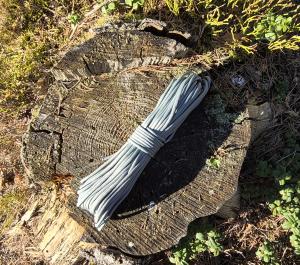 Paracord Type III 550 Steel Grey 30 Meter