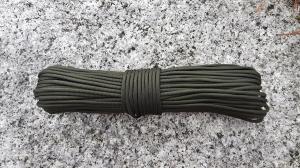 Paracord Type III 550 Army Green 30 Meter