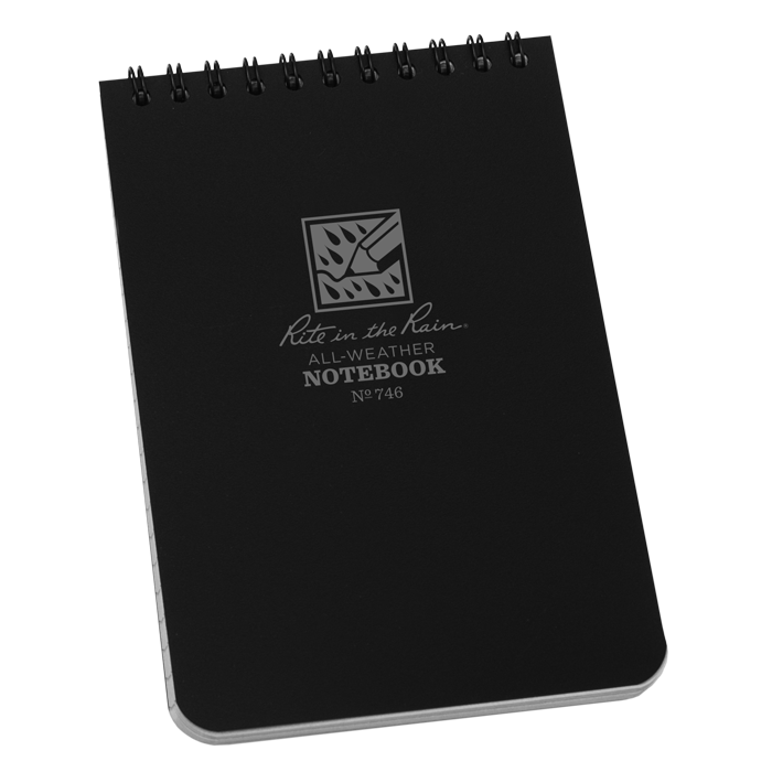 Rite In The Rain Anteckningsblock Medium Svart