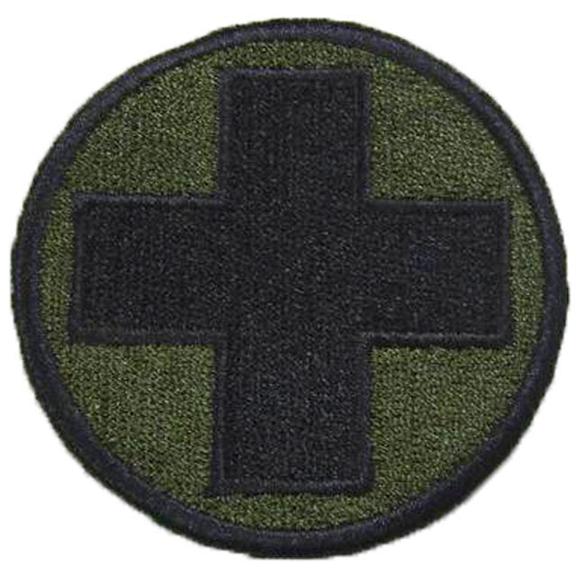 Snigel Sjukvårdsmärke Svart/Militärgrön