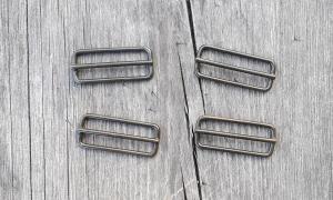 Trebomspänne Metall 40 mm Svart 4 Pack