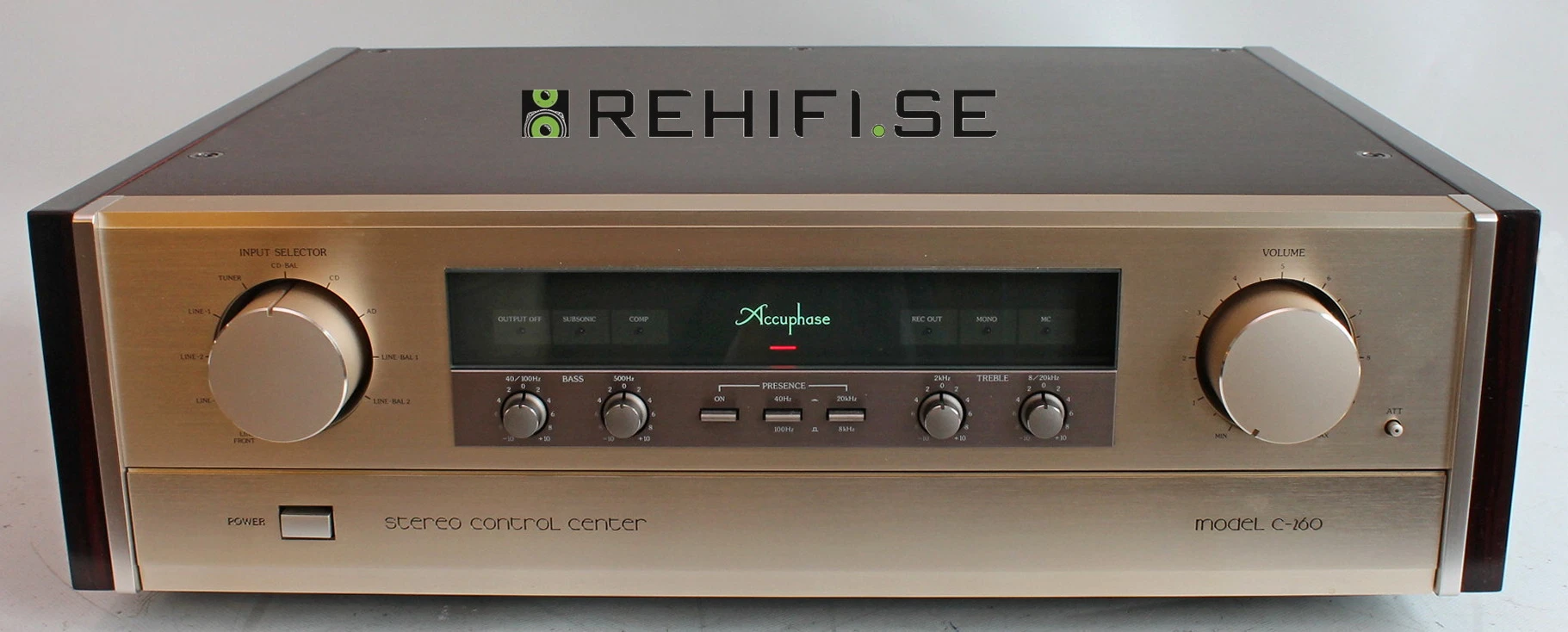 Accuphase C-260 begagnat försteg från Rehifi