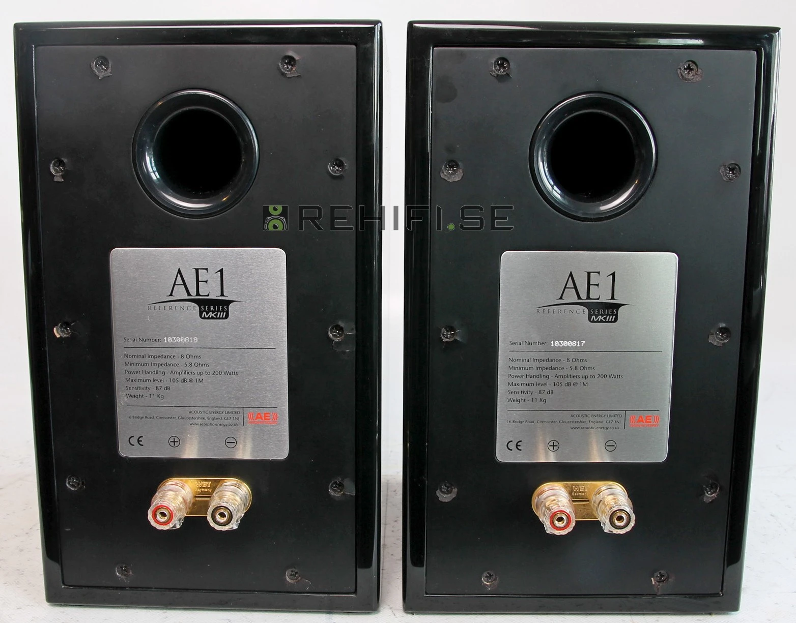 Acoustic Energy AE1 Reference MkIII SE begagnade stativhögtalare