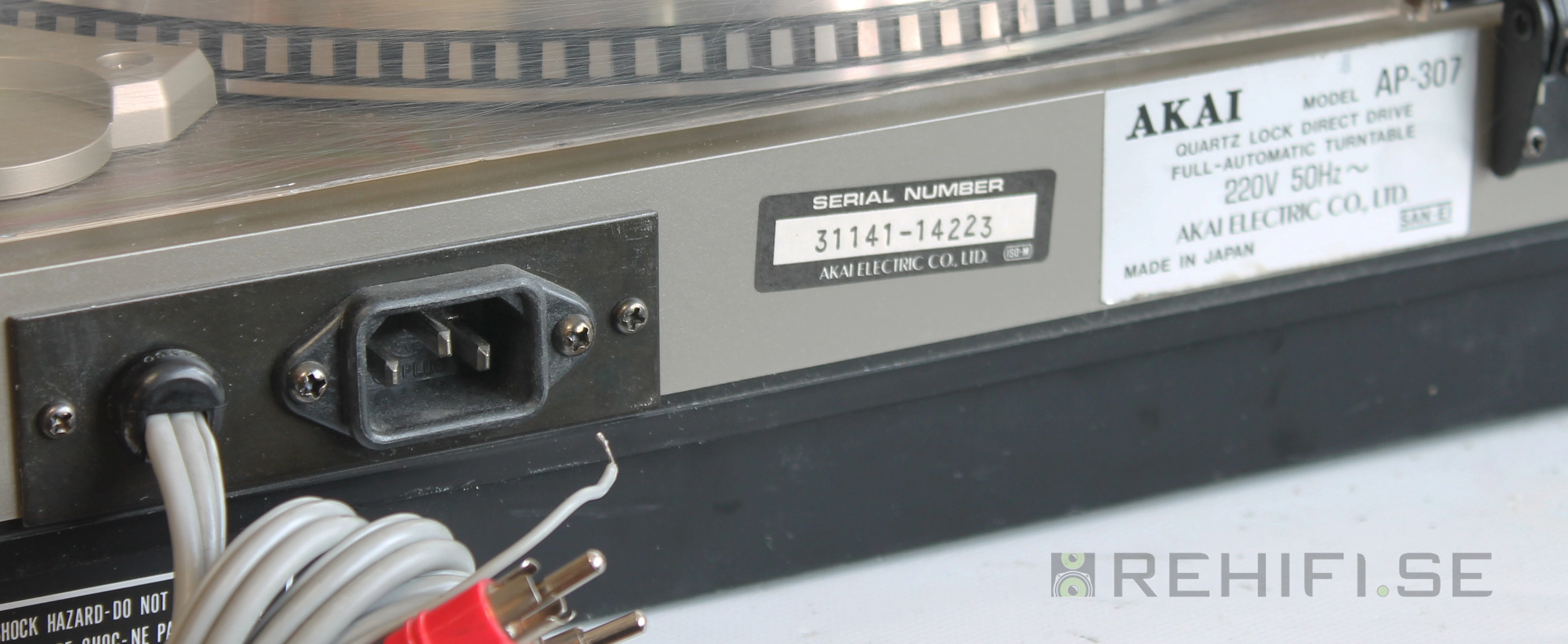 希少 ビンテージ AKAI AP-307 レコードプレーヤー アカイ ターンテーブル フルオート カートリッジ ダイレクトドライブ 
