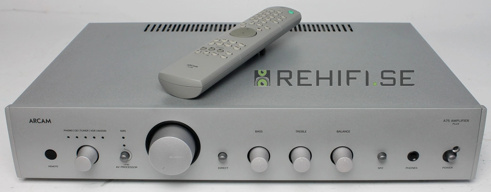 ARCAM A75 PLUS プリメインアンプ シルバー A75 ARCAM - 中古オーディオ 高価買取・販売 ハイファイ堂