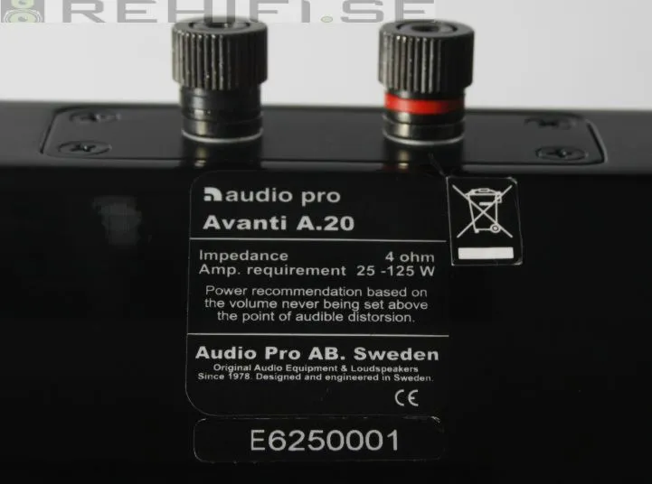 【希少品】スウェーデンaudiopro AVANTI A-20センタースピーカー audio pro オーディオプロ/センタースピーカー/Avanti A.20/E7510042