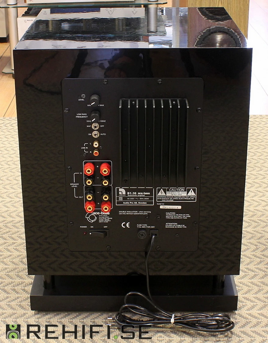 桃＊Audio pro B1.36 サブウーファー ace-bass 桃＊Audio pro B1.36