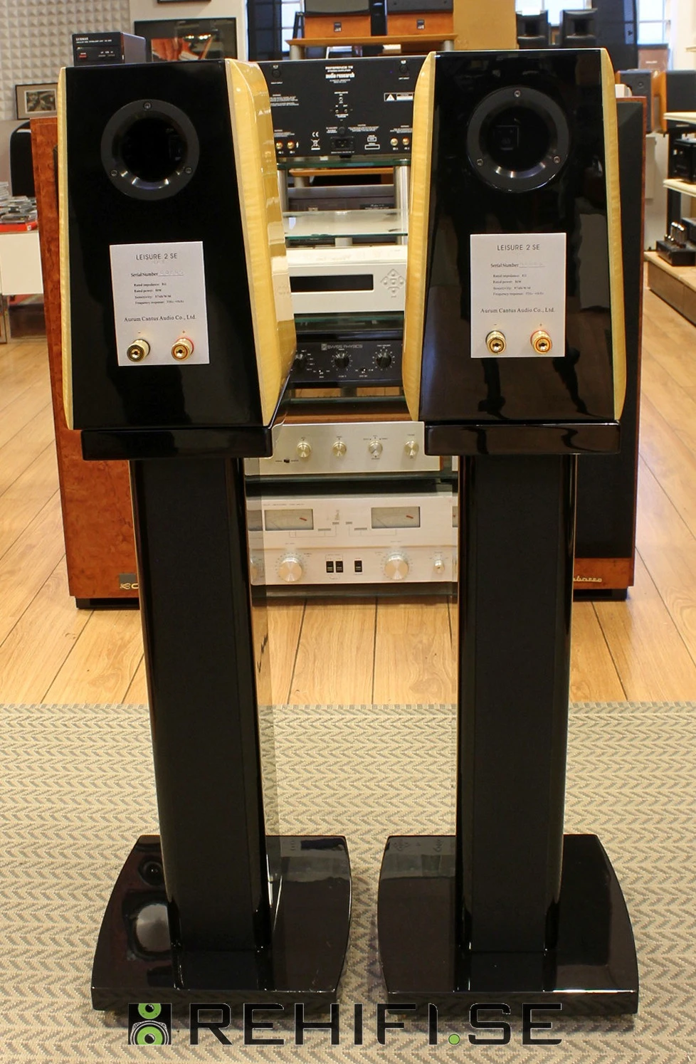 Aurum Cantus Leisure 2SE MkII begagnade stativhögtalare med stativ