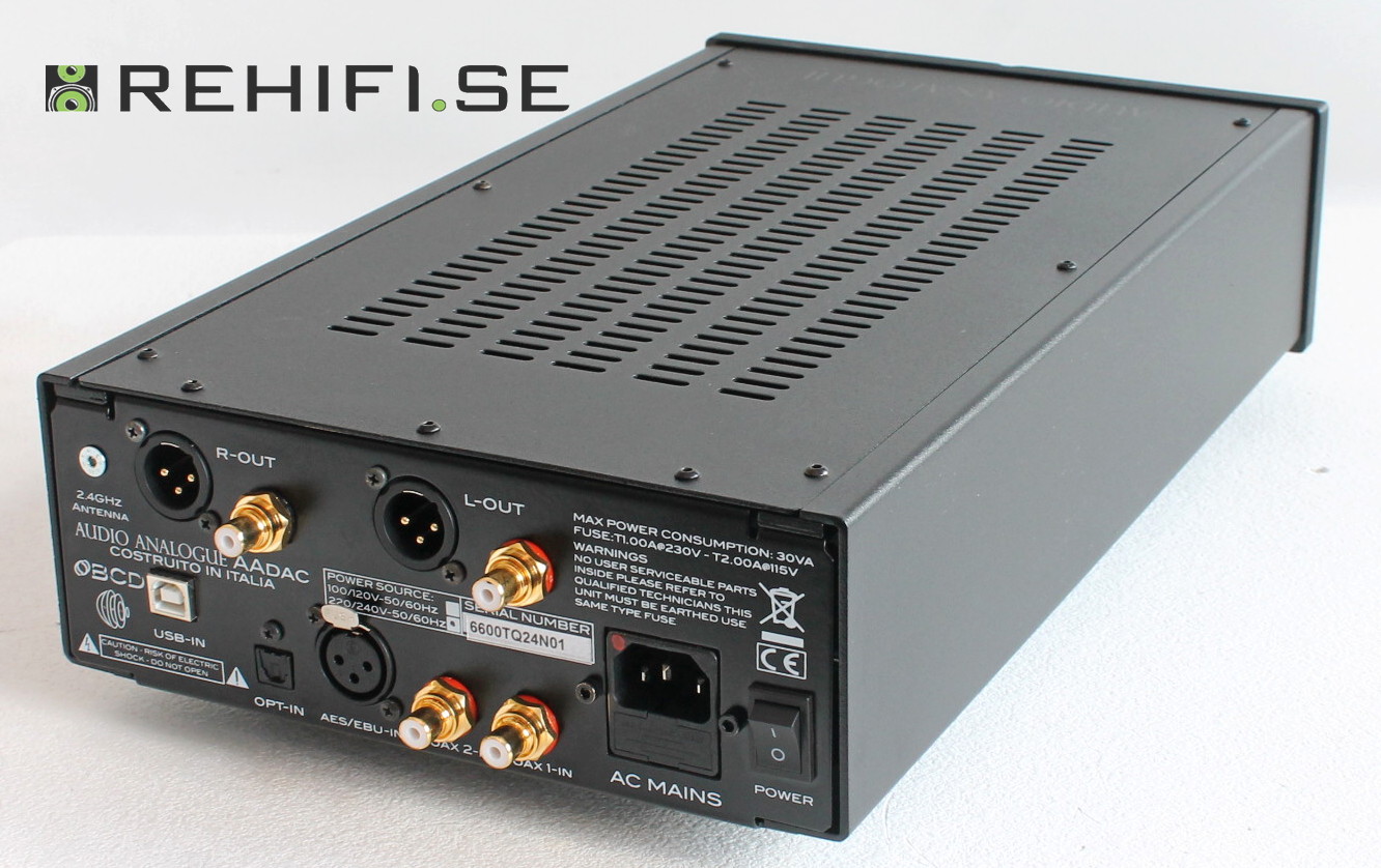 Audio Analogue AAdrive + AAdac begagnad transport och DAC från Rehifi
