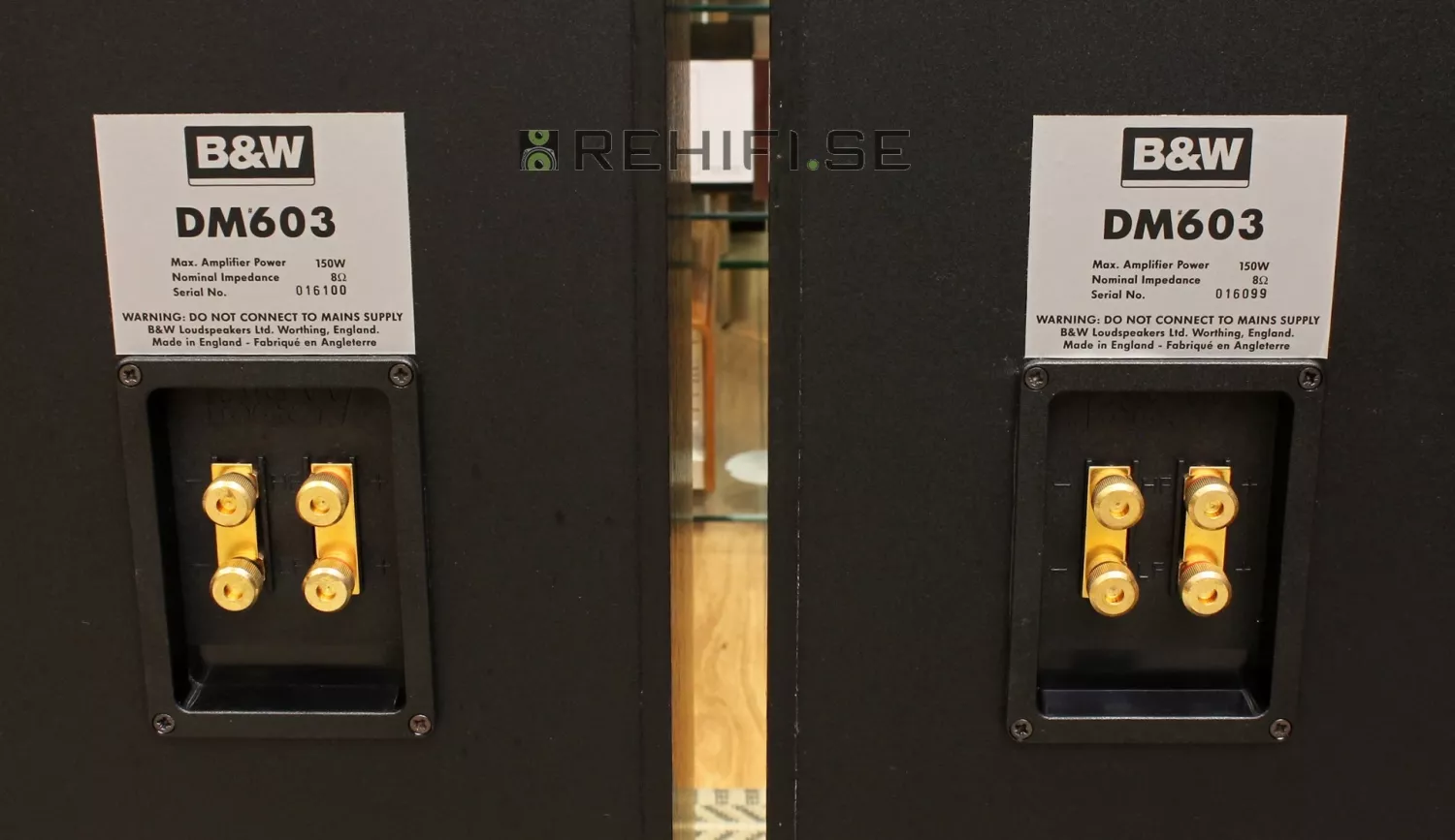 Bowers Wilkins B&W DM603 begagnade golvhögtalare från Rehifi