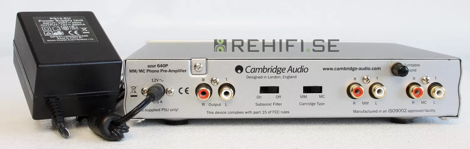 Cambridge Riaa Cambridge 640P begagnat RIAA-steg från Rehifi