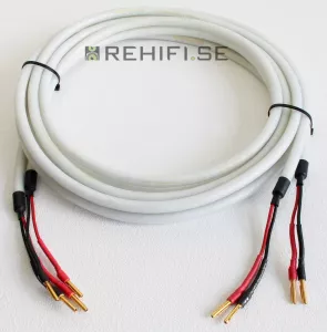 Ett par högtalarkablar, 2 x 3,0 meter