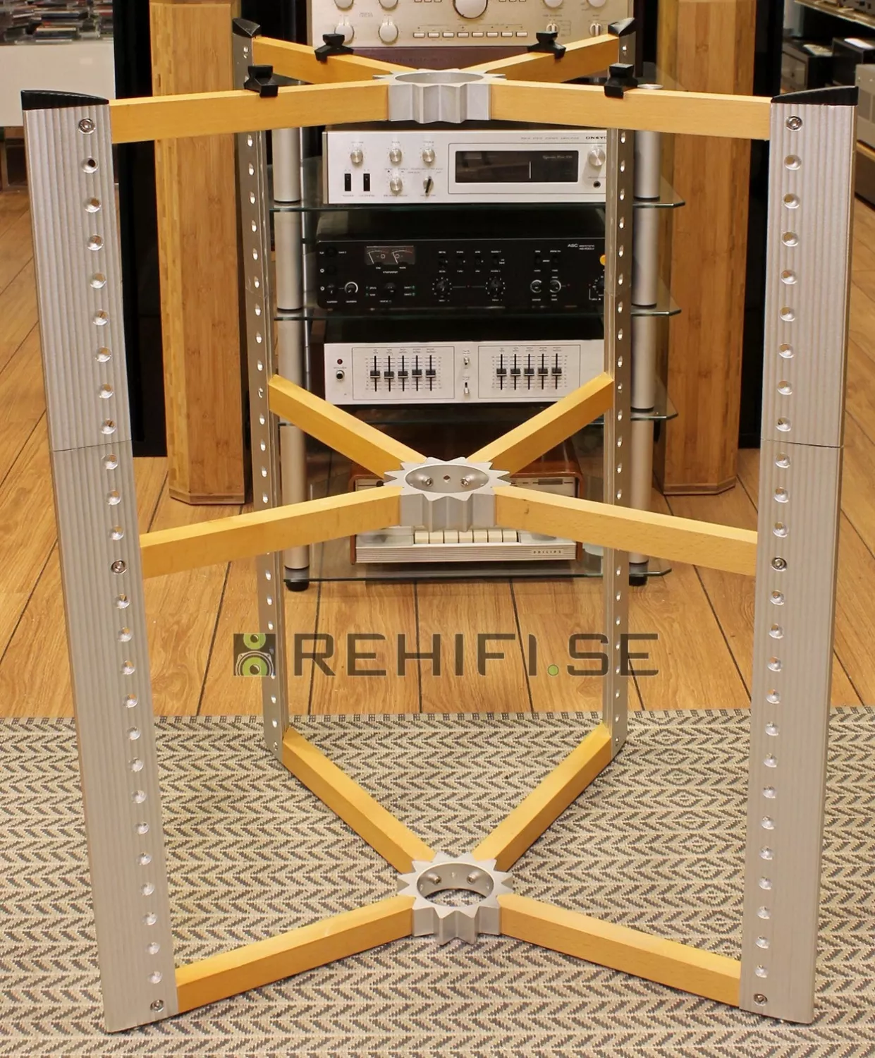 Epta Rack E&T Spiderrack begagnat HiFI-rack från Rehifi