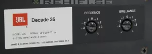 JBL L36 Decade