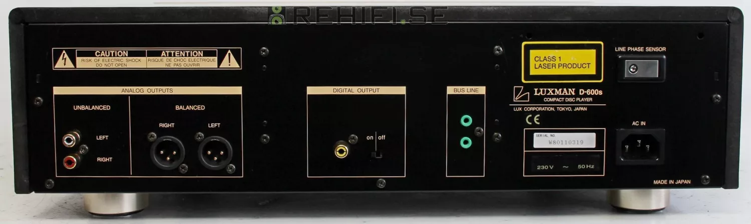Luxman D-600S begagnad CD spelare från rehifi