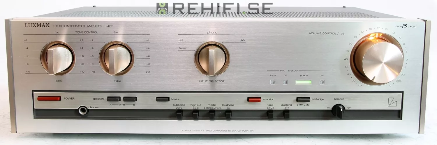 Luxman L-405 begagnad förstärkare från Rehifi