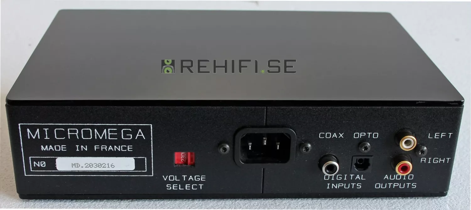 Micro Dac Micromega Microdac begagnad DAC / D/A omvandlare från Rehifi
