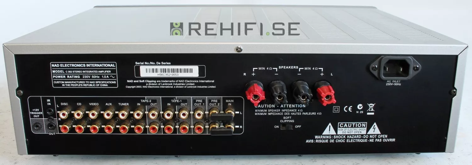 NAD C352 begagnad förstärkare från Rehifi