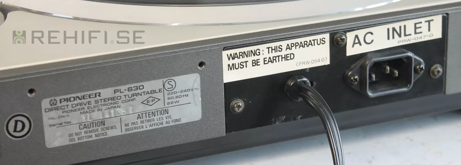 Pioneer PL-630