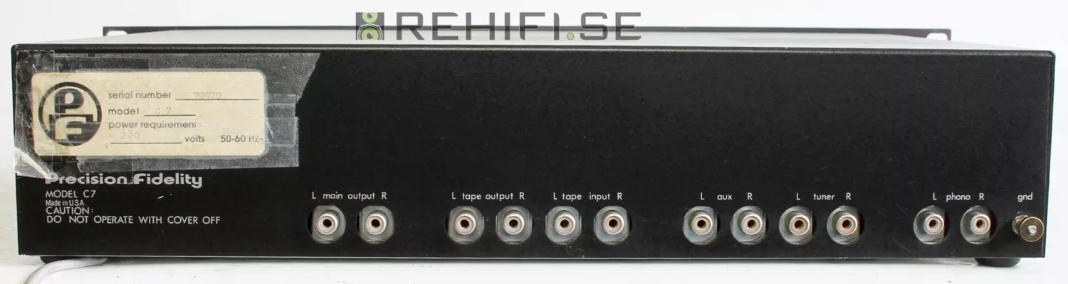 アンプ Precision Fidelity model C7A アンプ Precision Fidelity