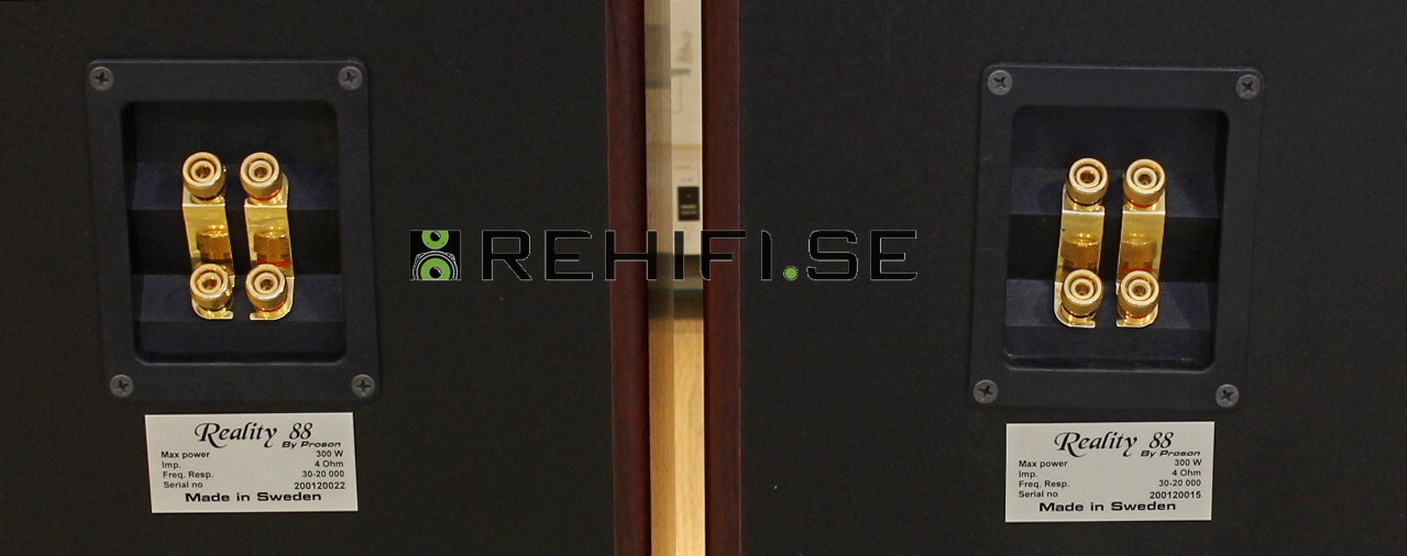 Proson Rumble R8 Proson Reality 88 begagnade golvhögtalare från Rehifi