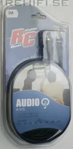 Real Cable 2 RCA / 2 RCA,  2.0 meter