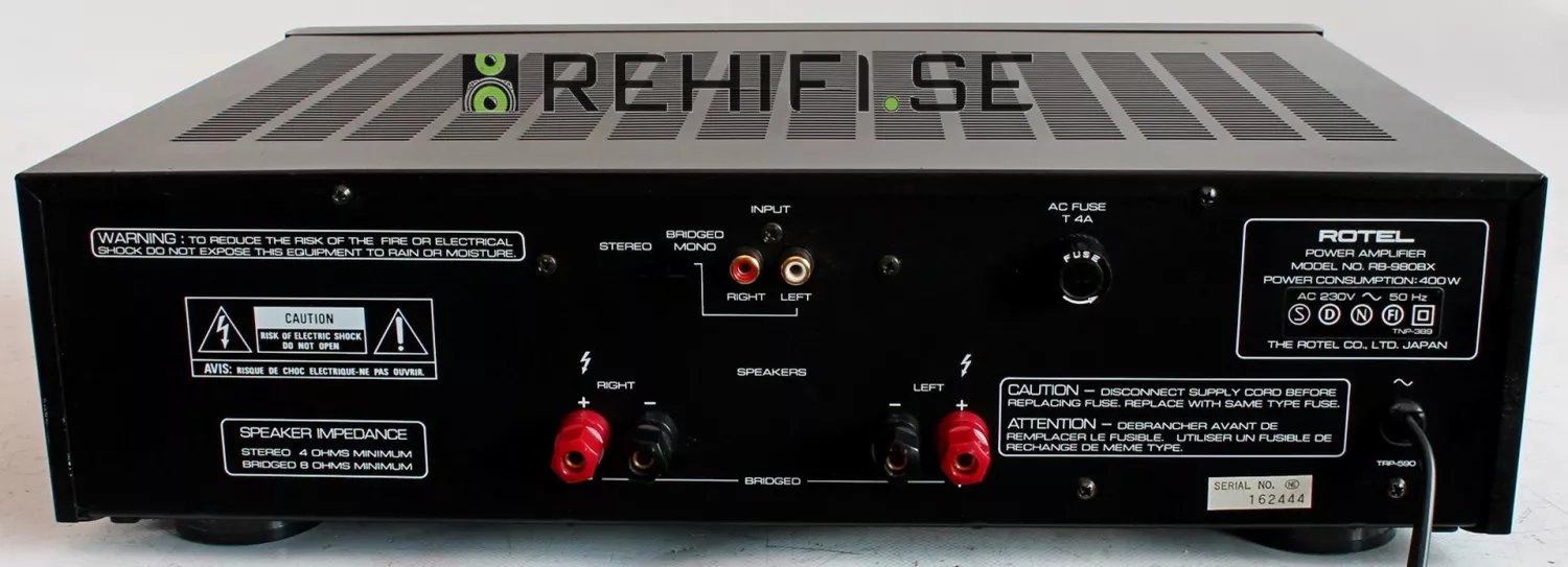 Rotel RB-980BX begagnat slutsteg från Rehifi