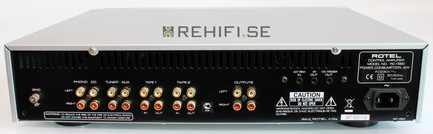 Rotel RC-1550 begagnat försteg från Rehifi