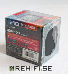 Sony Mini Disc 74 min X10 Mix Pack Color Collection