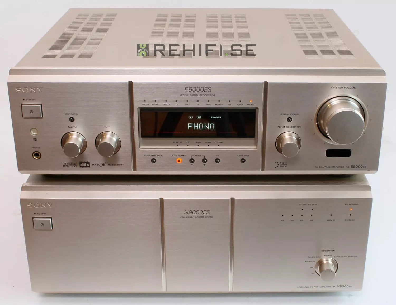 Sony TA-E9000ES + TA-N9000ES
