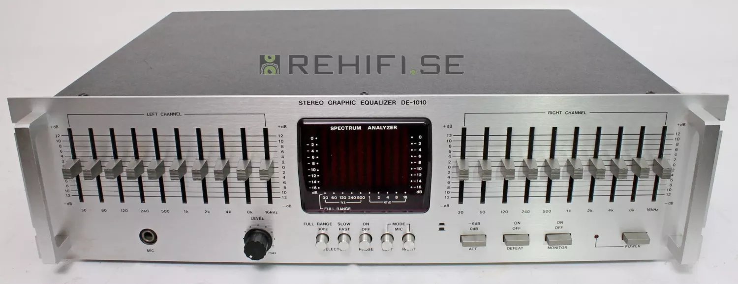 Stereo Graphic Equalizer DE-1010