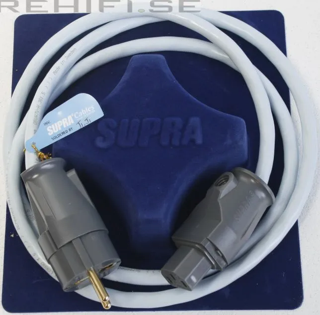 Supra Cables Blue Male Female Power Cable 2.5 Cs-Eu 1.0 Mt Supra Cables Blue Male Female Power Cable 2.5 Cs-Eu 1.0 Mt