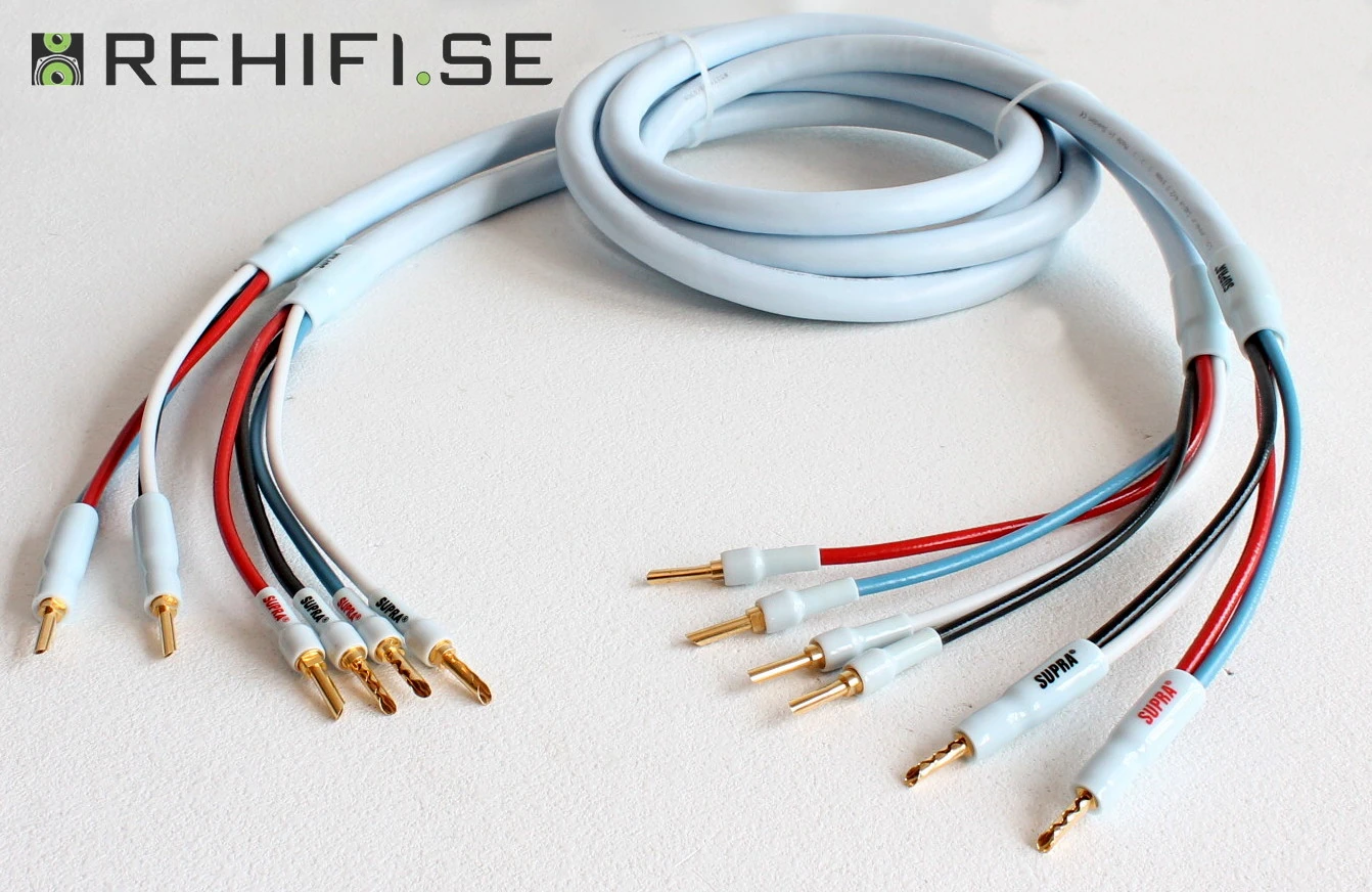 Supra Quadrax 4x2.0 Bi-Wire Combicon