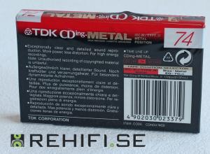 TDK CDing Metal 74