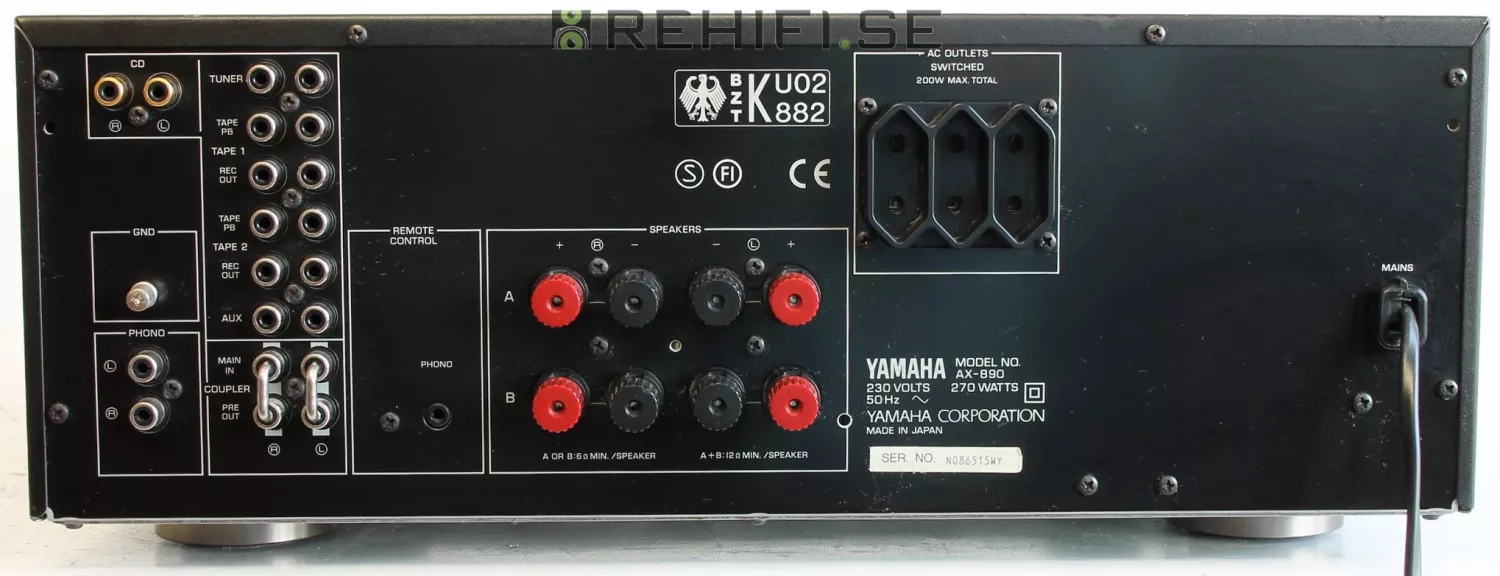 Yamaha AX-890 begagnad förstärkare från Rehifi