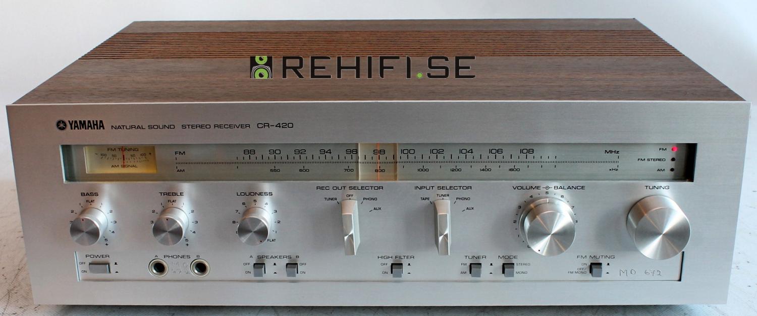 VINTAGE YAMAHA CR-600 Natural Sound Ricevitore Stereo AM/FM VINTAGE YAMAHA CR-600 Natural Sound Ricevitore Stereo AM/FM