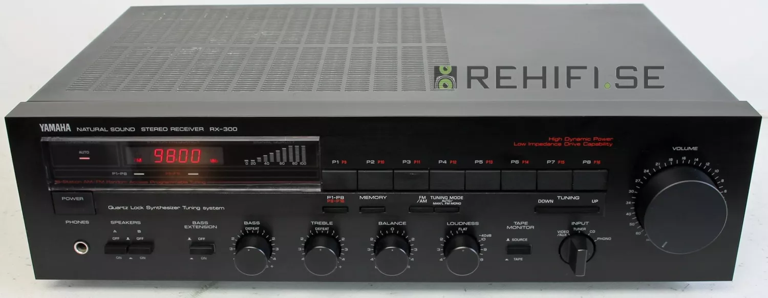 Yamaha Rx300 Yamaha RX-300 begagnad receiver från Rehifi