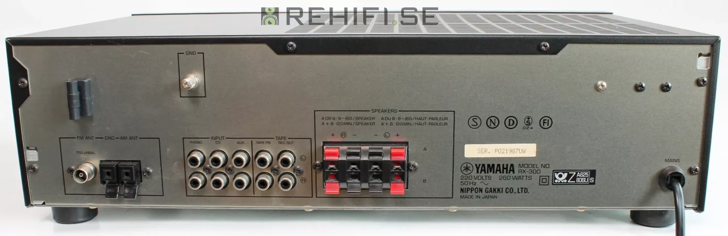 Yamaha RX-300 begagnad receiver från Rehifi