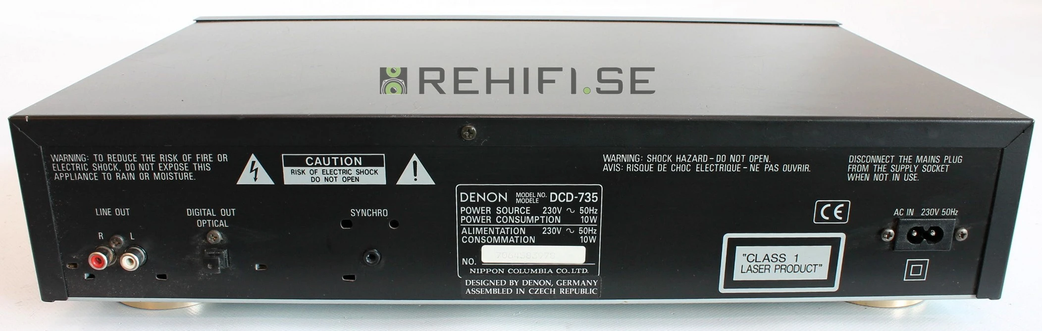 PIONEER PDR-D5 DENON DCD-735 Denon DCD-735 - Hifidealer