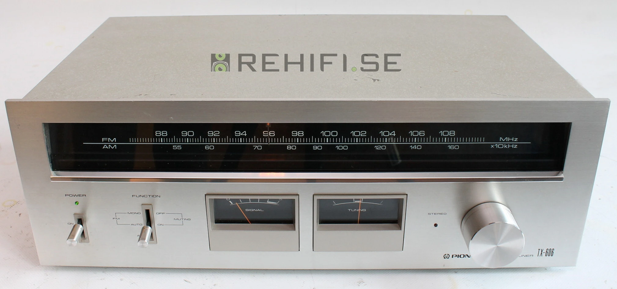 Tuner Vintage Pioneer TX-606 - Stéréo FM/AM - Japonais - Fonctionnel + Notice