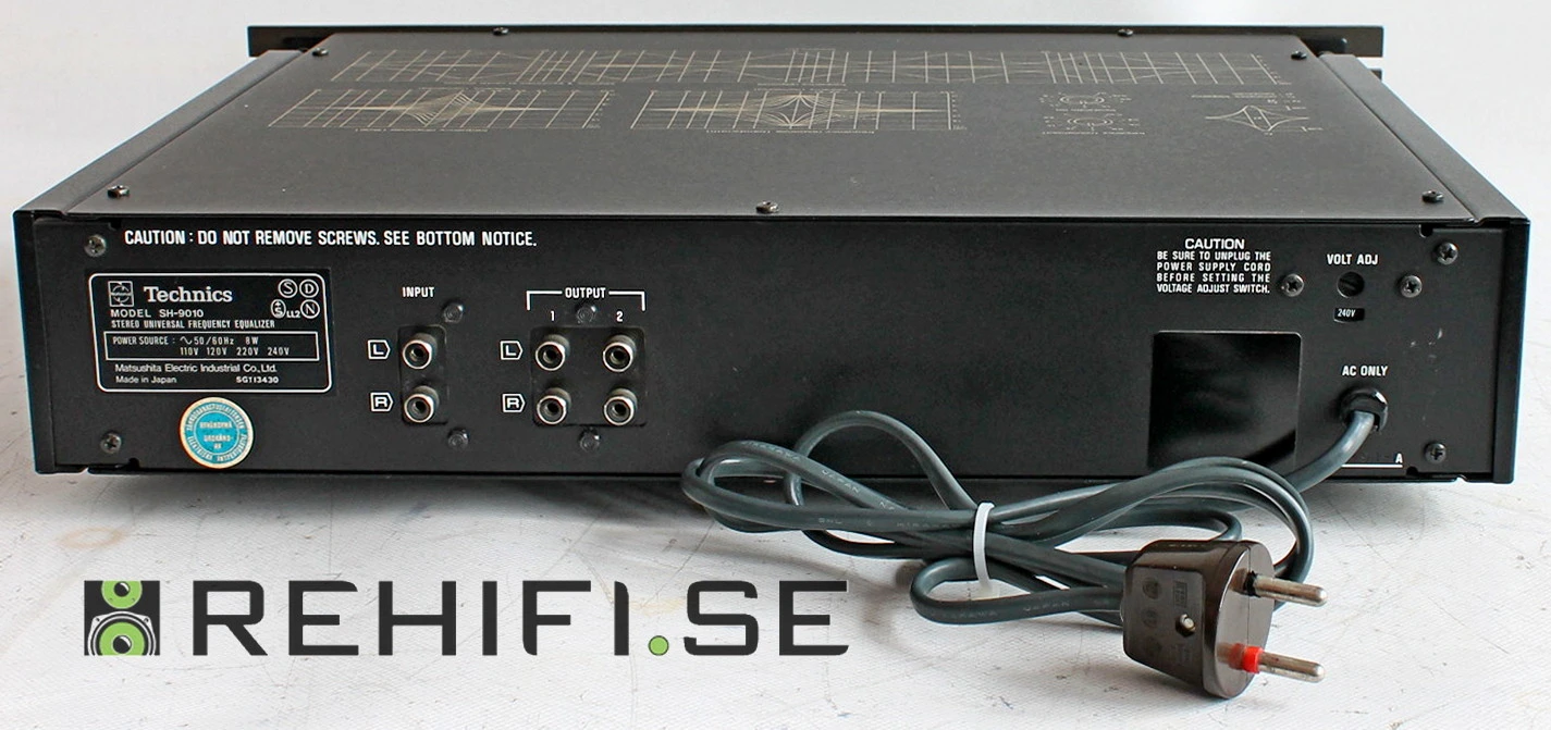Égaliseur Technics SH-9010 – Occasion Fonctionnel – Un Petit Bijou Hi-fi Vintage