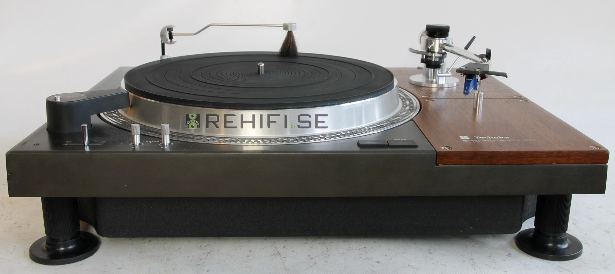 Technics SL-110 金田式ターンテーブル  UA-5045 A Technics SL-110 / Victor UA-5045 begagnad skivspelare från Rehifi