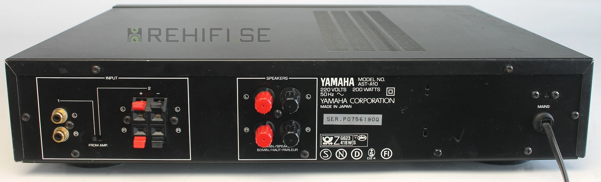 YAMAHA スピーカーAST-S1 専用スタンド付き＋専用アンプAST-A10 【公式 