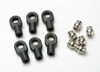 Rod ends, small, with hollow balls (6) (for Revo s
