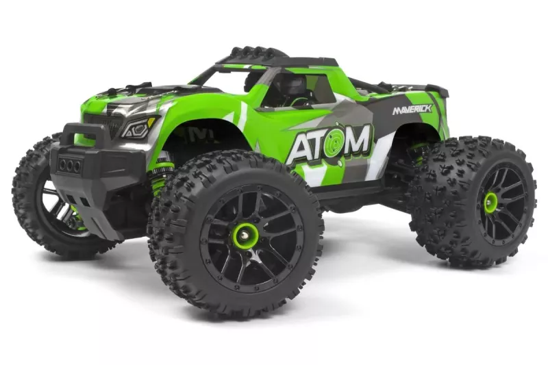 Maverick RC Atom 1/18 4WD Electric Truck - Grön