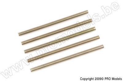 Tie rod, M4X70, Steel (5pcs)