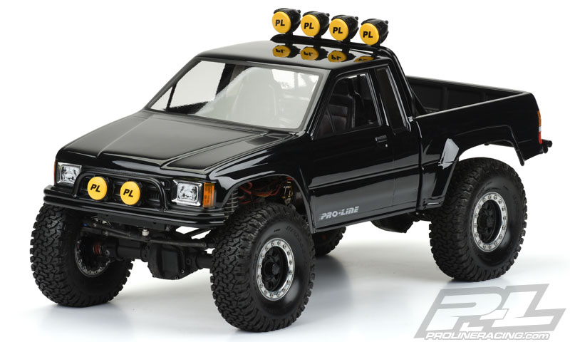 Proline 1985 Toyota Hilux SR5 Clear body (Cab+Bed) for SCX10