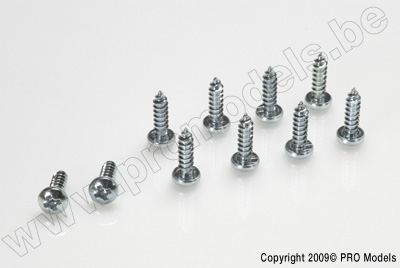 Self-tapping pan head screw, 2,9X6,5, Galvanized S