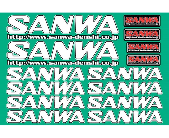 Sanwa decal white JPN-2009 488844