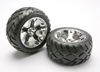 Traxxas tires & wheels, assembled, glued
